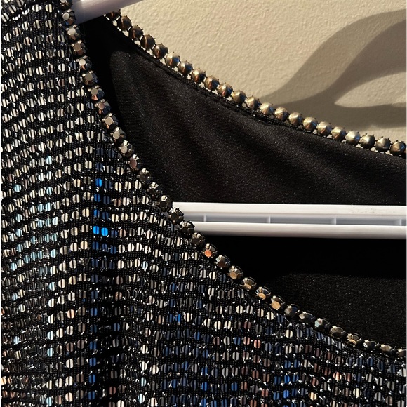 Joseph Ribkoff - Belted Sequin Jumpsuit - Picture 5 of 8